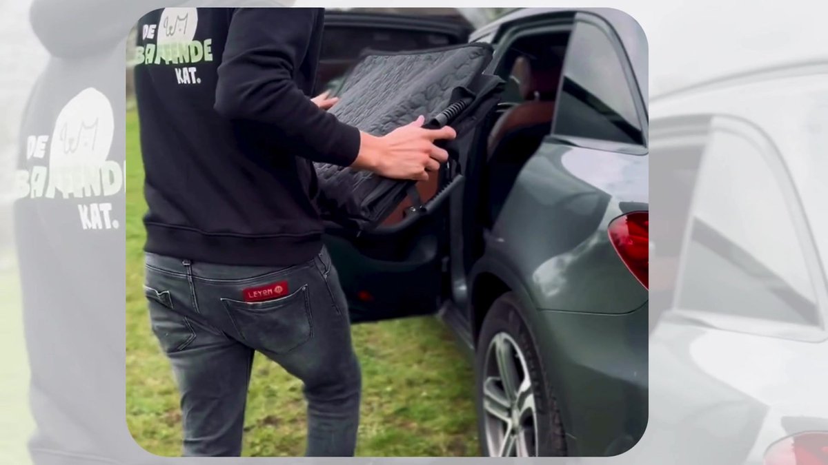 Autohondenmat voor Ford F-150 2004-2010 2011 2012 2013 2014, Hondendeken met Zijbescherming en Kijkvenster Autohondendeken Achterbank Scheurbestendig en Waterdicht,Bla-ck