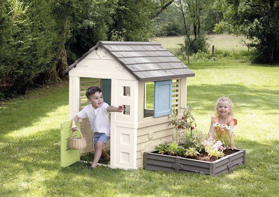 Smoby - Smoby Life - Square Playhouse met zandbak - Speelhuis - Vanaf 2 jaar.