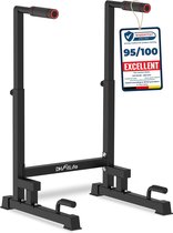 DH FitLife Dip Bars | Dip Stand Station | Dipstandaard | Krachtstation Fitnessapparaat voor Thuis | Parallettes Calisthenics Trainingsapparatuur | Individueel Verstelbare Hoogte voor Krachttraining