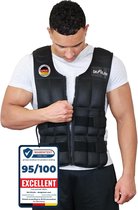 DH FitLife Verstelbaar gewichtsvest 10KG/20KG/30KG voor spieropbouw en krachttraining | verzwaarde vest | loopvest dames heren | fitness trainingsvest