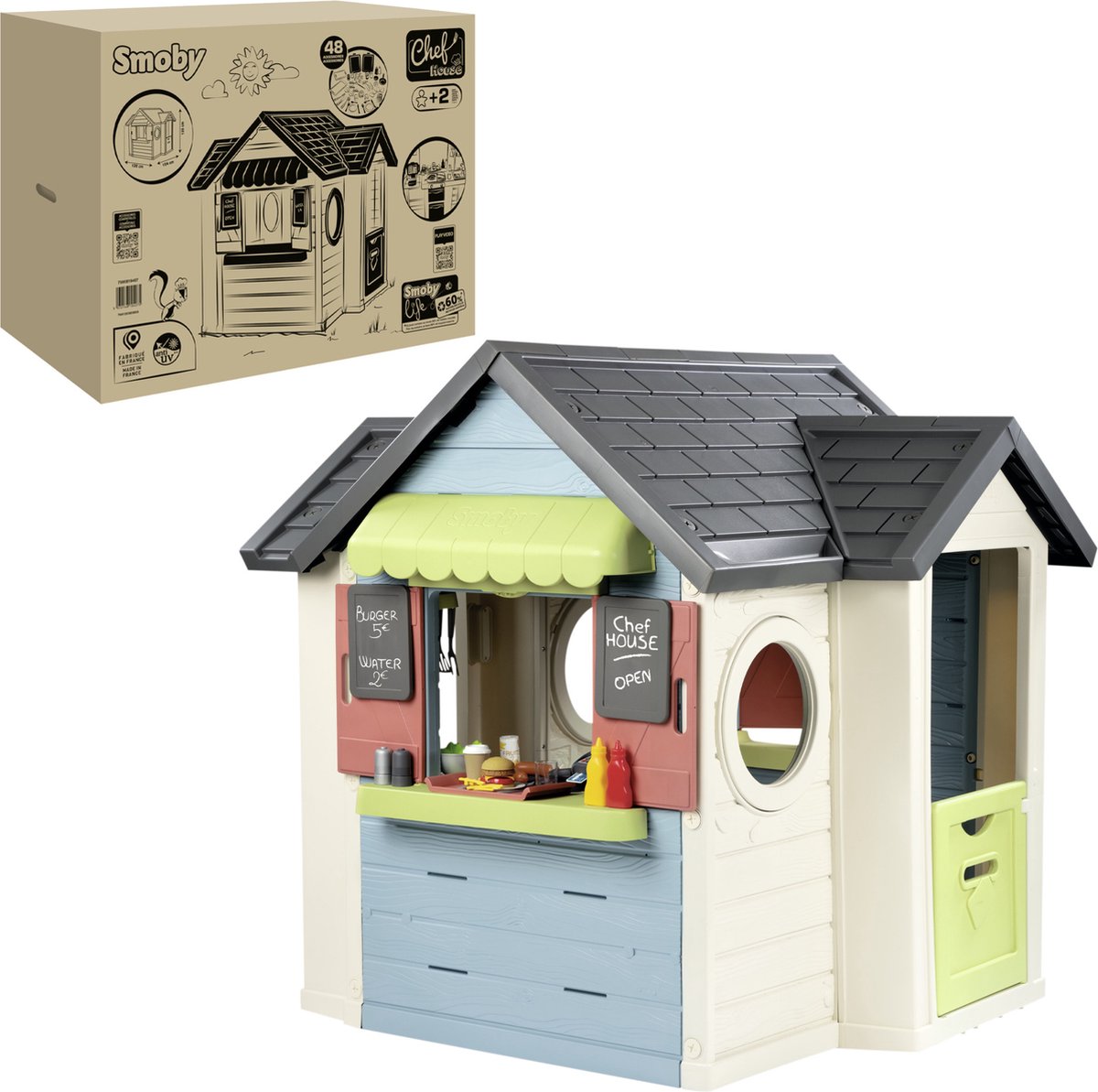 Smoby - Smoby Life - Chef House - Speelhuis - Accessoires - Vanaf 2 jaar