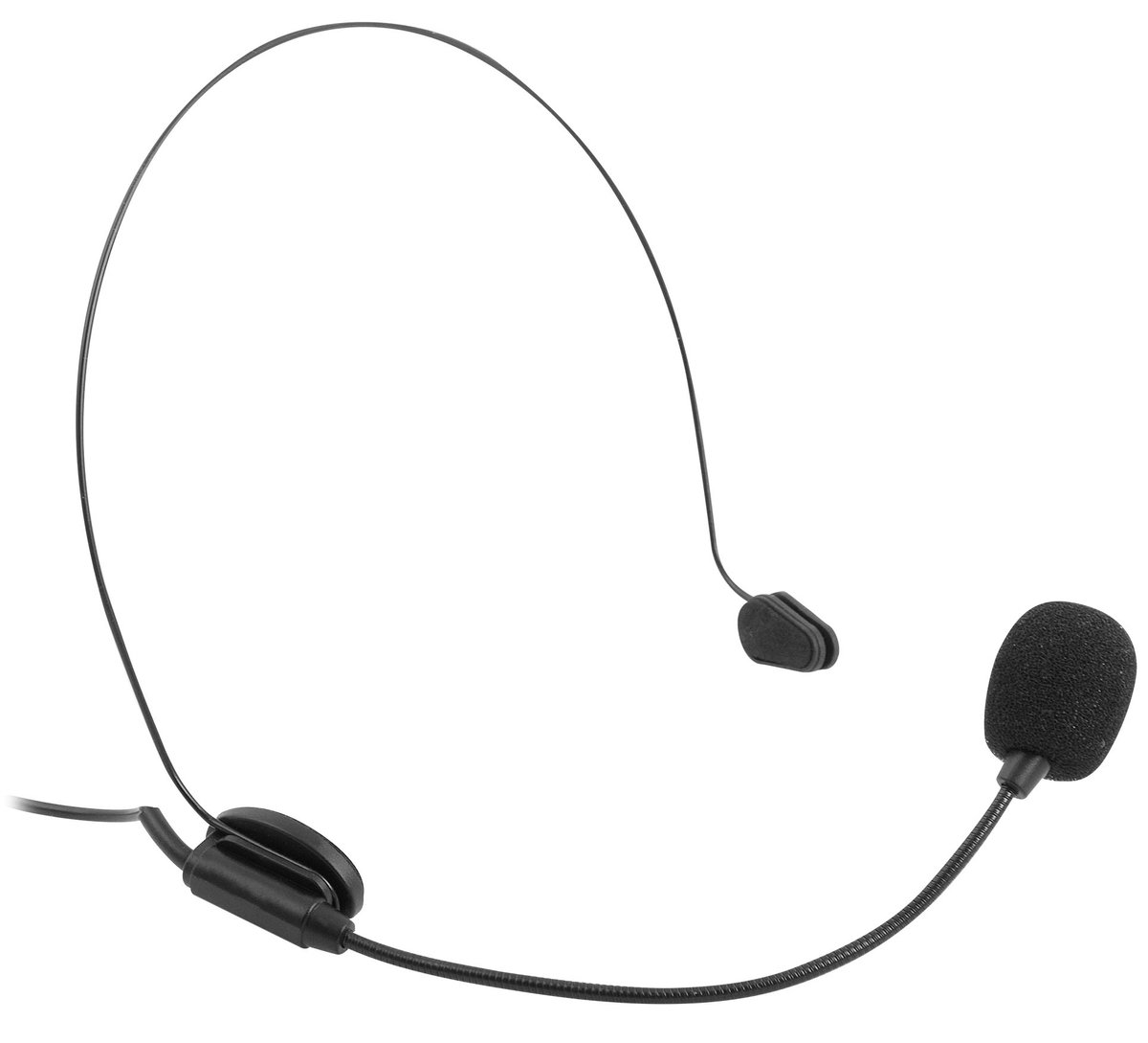 Trevi EM 408 UHF Zwart Microfoon met bevestigingsclip