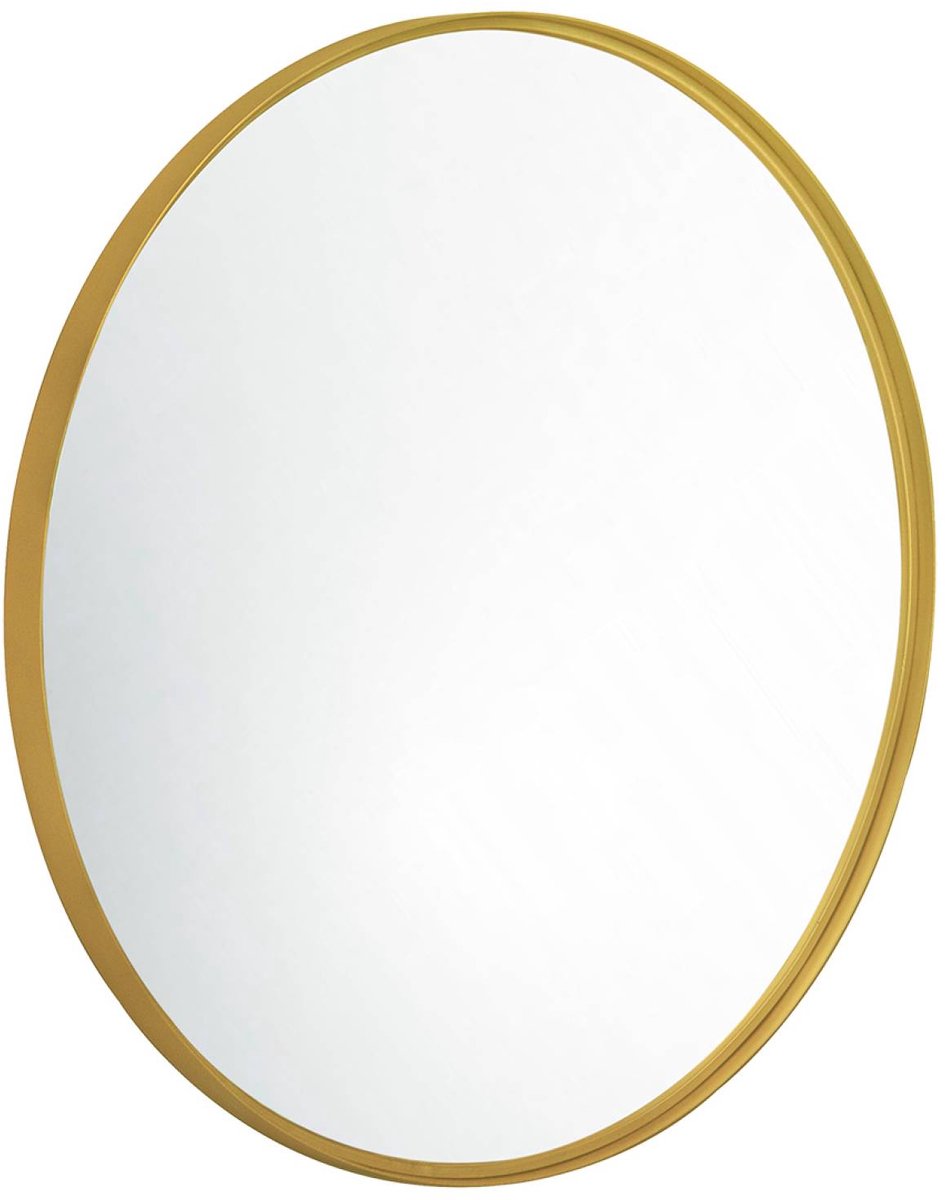 sweeek - Ronde metalen spiegel ø60cm mabel, 2 verschillende kleuren
