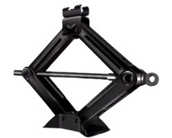 Kraanhefkrik 2 Ton - Roestvrijstalen Schaarwagenkrik - Snelheidshandgreep - Vloerlift Schaarkrik - Hoogte 90mm - 385mm