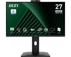 MSI Pro MP275QPDG - QHD IPS Docking Monitor - USB-C 98w - RJ45 - 27 inch