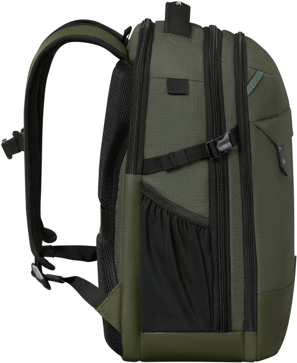 Samsonite Rugzak - Roadseeker Laptop Backpack M 15.6- Dark Olive - 28 l – foto 4