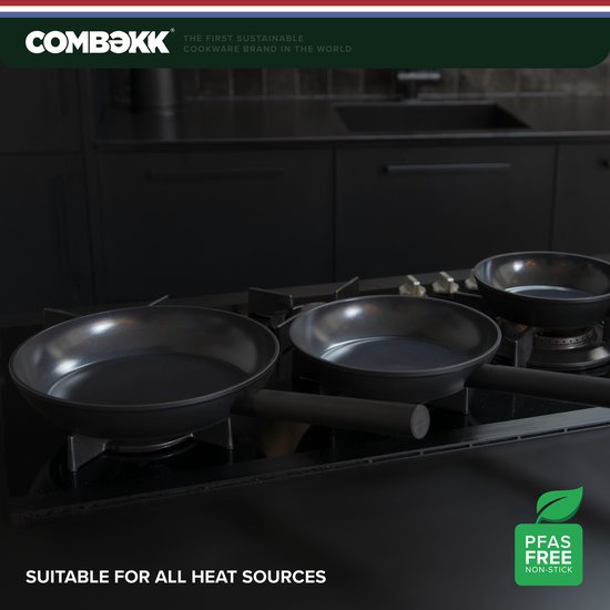 Poêle COMBEKK Forest Easy - Ø X cm - céramique - sans PFAS - revêtement antiadhésif - induction - recyclée