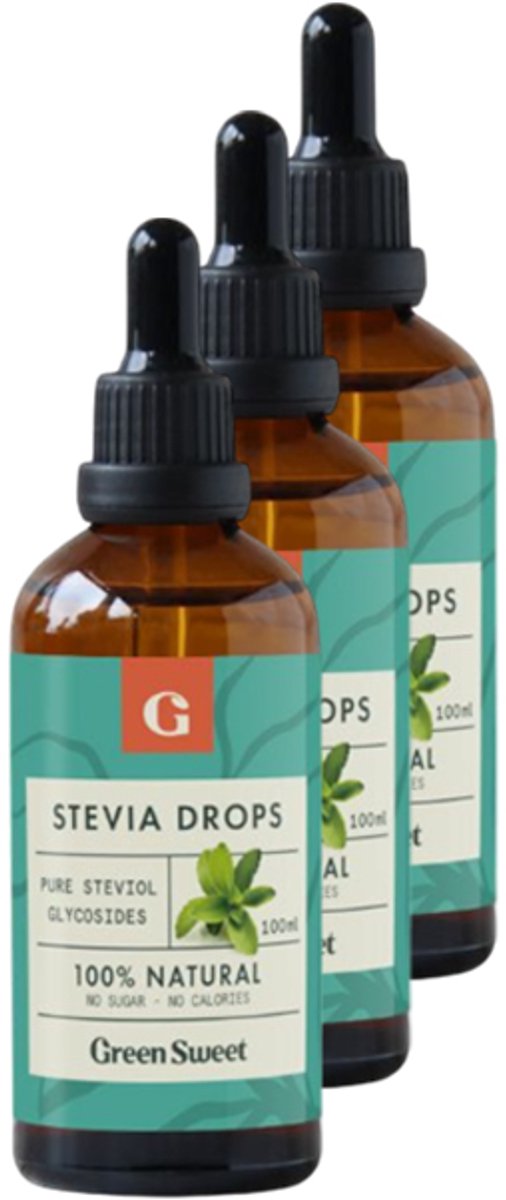 Green Sweet | Zoetmiddel Naturel | 100ml | 3 stuks | 3 x 100 ml