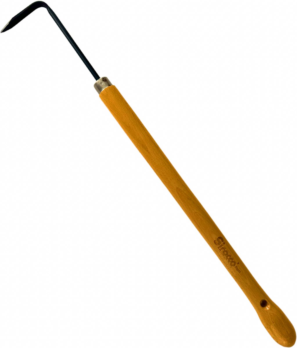 Sirocco - Onkruidwieder - Voegenmes - Handgesmede - Beukenhouten (48 cm) - onkruidverwijderaars