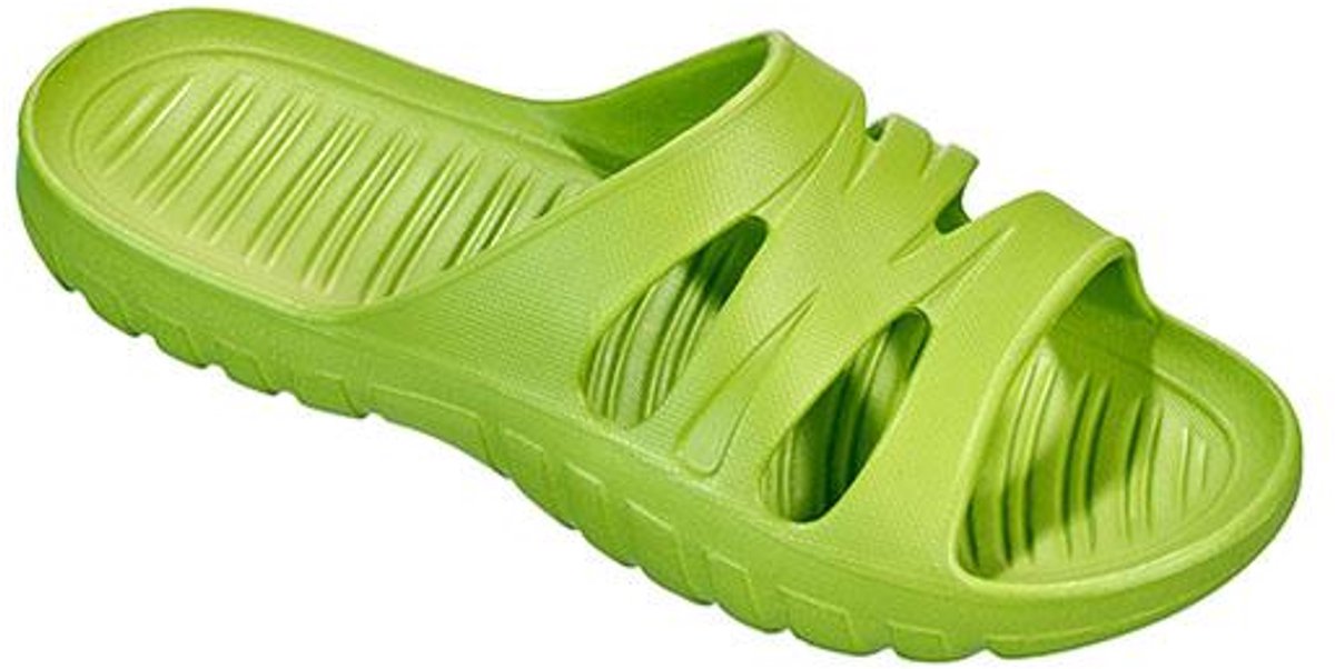 BECO badslippers Flash - unisex - limegroen - maat 41