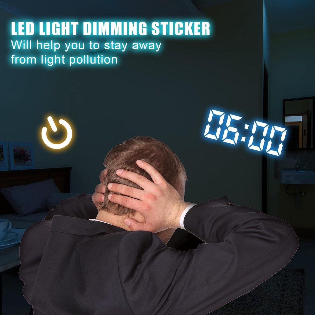 LED-Lichtdimmer 3W-100W Dimmerschalter und Drehdimmer 220-240V mit dimmbarem Smart Button für