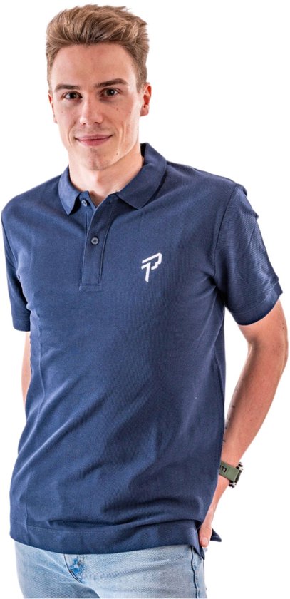 Proma Sports - Polo Everyday - Bleu marine - M - Unisexe - Décontracté - Sports d'équipe - Sports de raquette