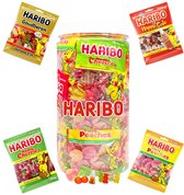Haribo Happy Heroes mega snoepmix - Happy Cola, Goudberen, Happy Peaches & Happy Cherries - snoepzakjes - 700g