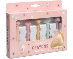 Little Dutch waskrijtjes Fairy Garden - creatief peuter kleuter speelgoed - cadeautip - speelgoed 2 jaar