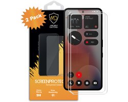 2-Pack MobyDefend Screenprotectors - Geschikt voor Nothing Phone (3a) Pro - Case-Friendly Screensavers - Gehard Glas