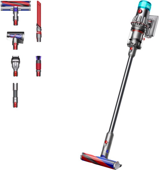 Dyson V12 Origin - Steelstofzuiger - Zilver/Nikkel - 150 Air Watts - Hepa - Compact en krachtig
