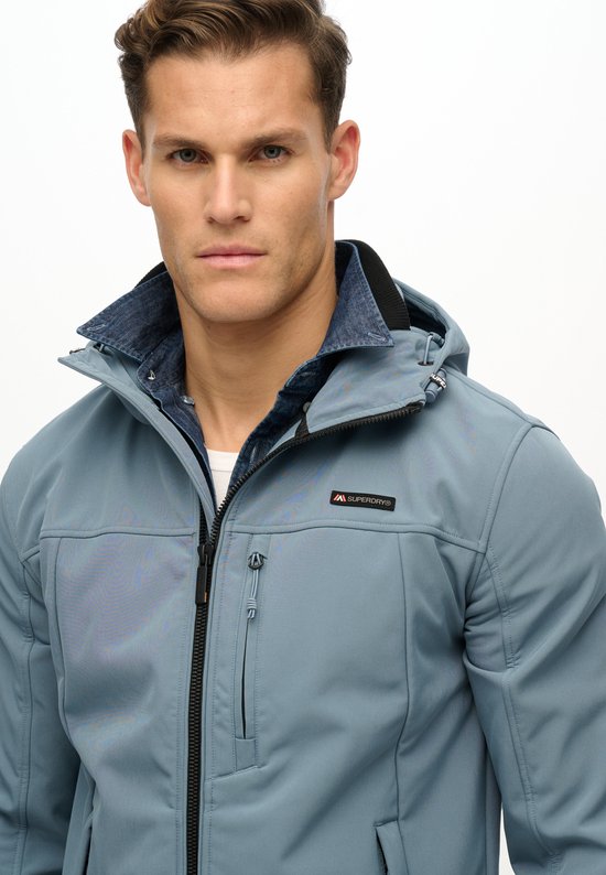 Superdry - Softshell trekkerjas met capuchon - Heren