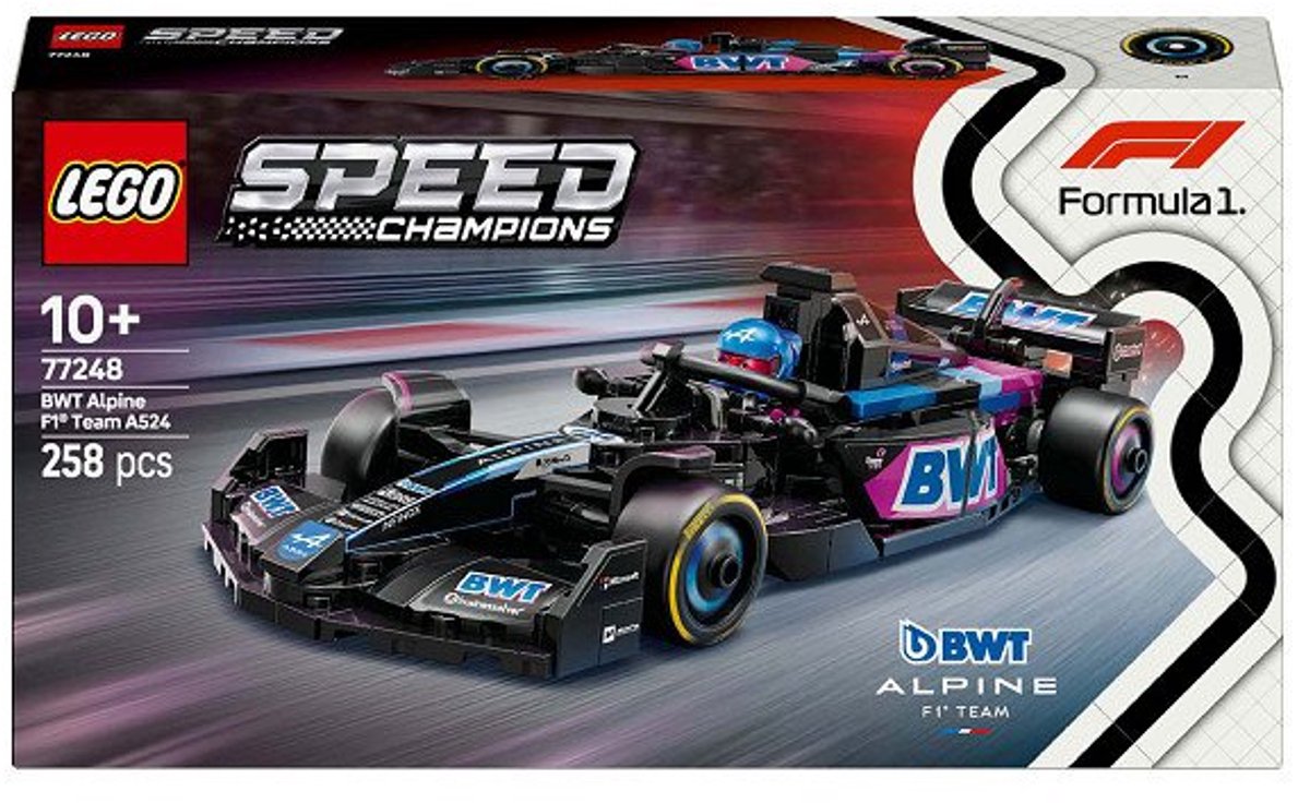 LEGO Speed Champions - BWT Alpine F1 Team A524 racewagen Constructiespeelgoed thumbnail 3