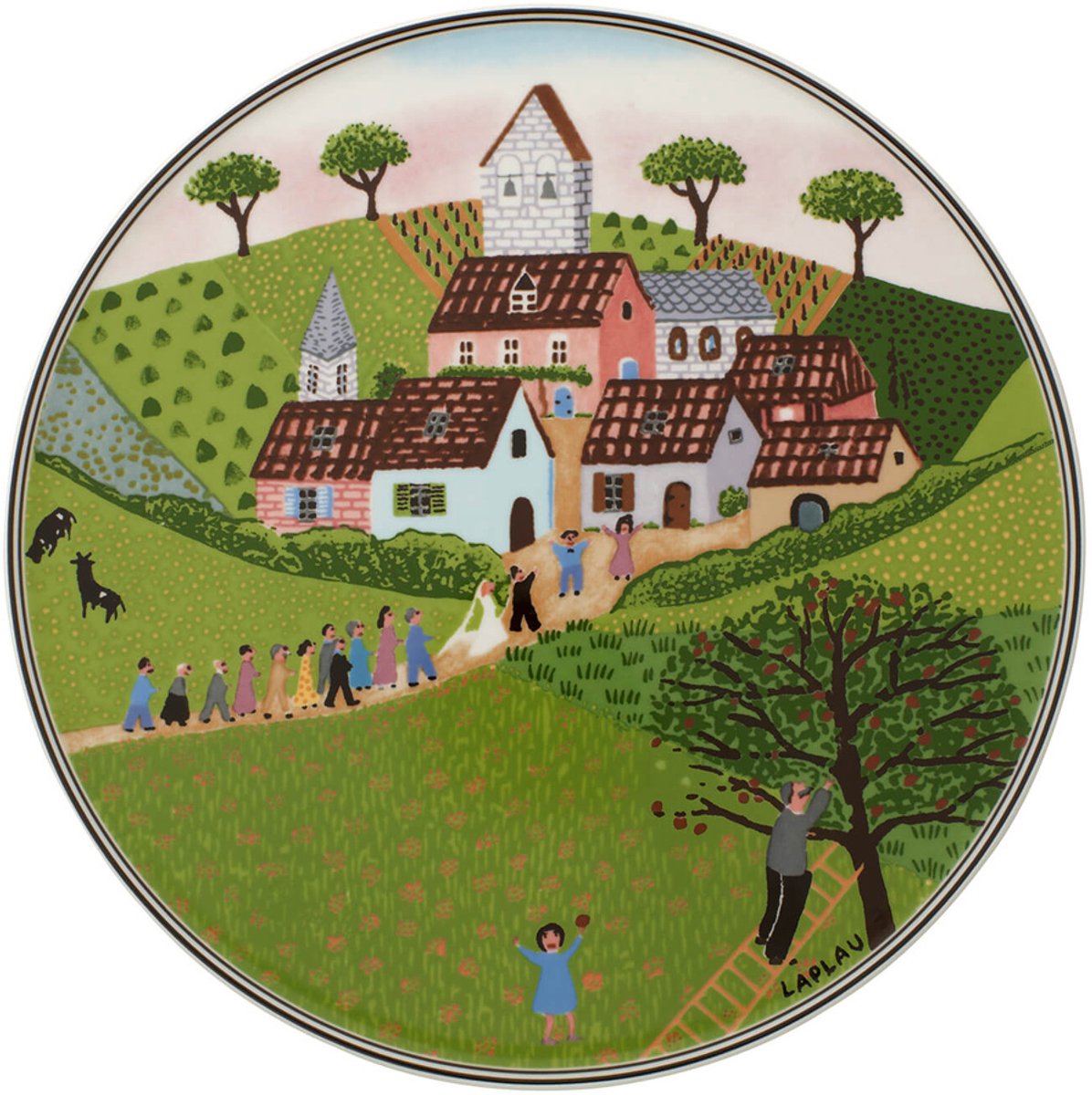 Tortenplatte Charm & Breakfast Design Naif ø 29,5 cm