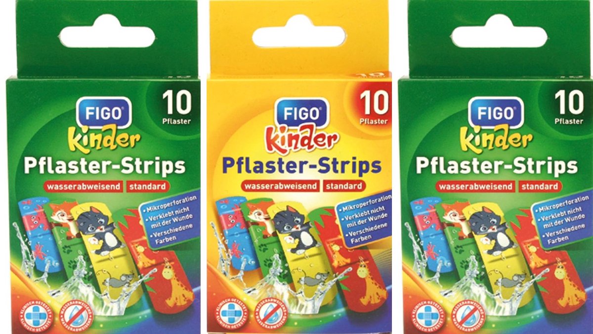 Figo® Dieren Kinderpleisters – 3 × 10 Stuks – Animals – 56 × 18 mm – Waterbestendig – Diverse Prints