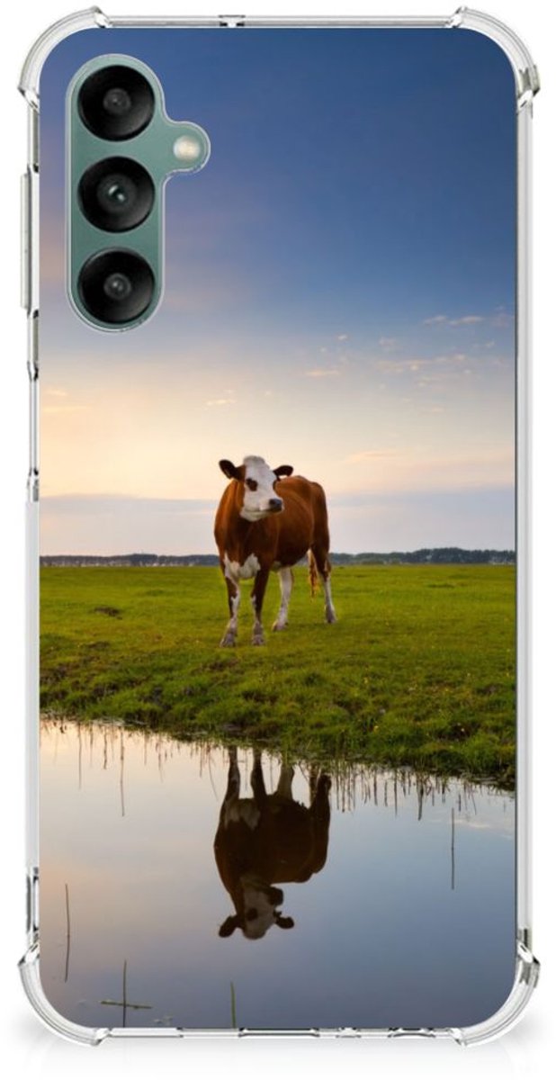 TPU Case Anti-Shock voor Samsung Galaxy A24 Case Anti-shock Koe