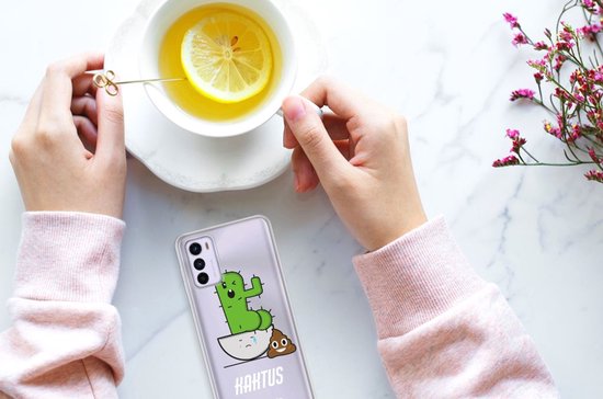 Coque Téléphone pour Motorola Moto G42 Tenphone Etui Coque Cactus Poo