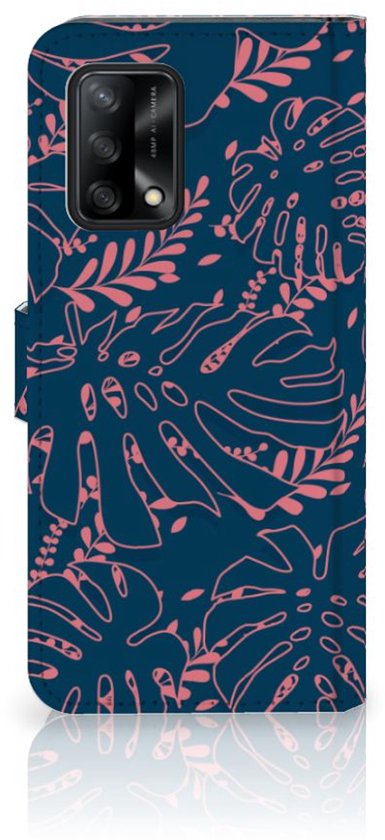 Étui Smartphone OPPO A74 4G Bookcase Feuilles de palmier