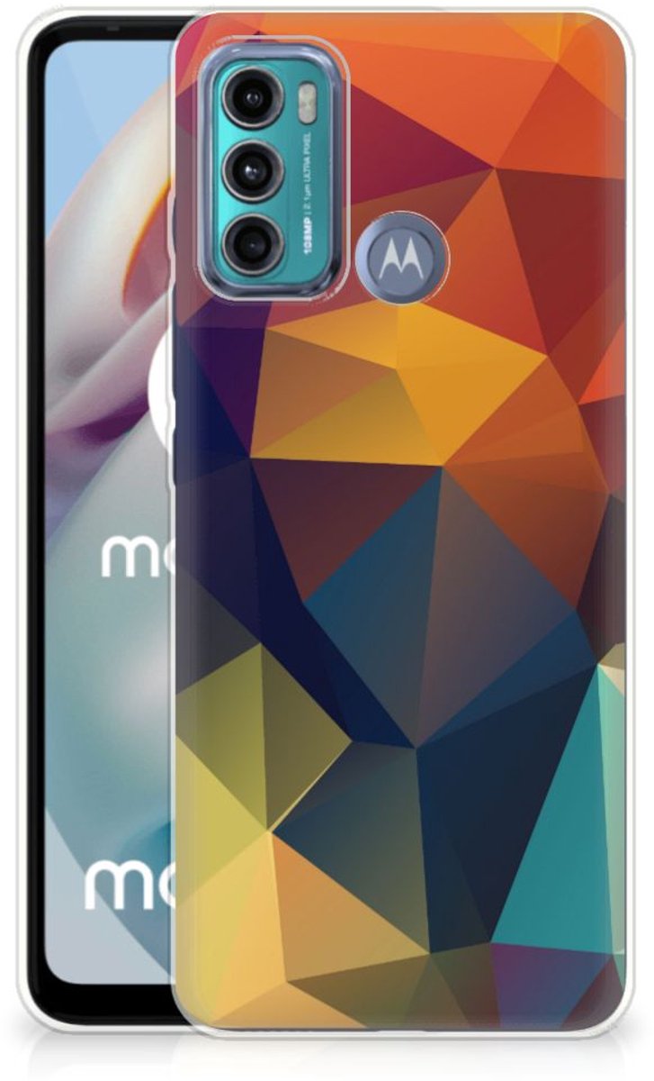 Motorola Moto G60 TPU Hoesje Polygon Color