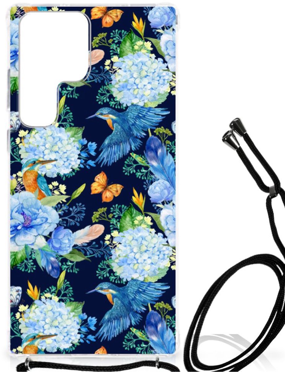 Case Anti-shock voor Samsung Galaxy S23 Ultra IJsvogel