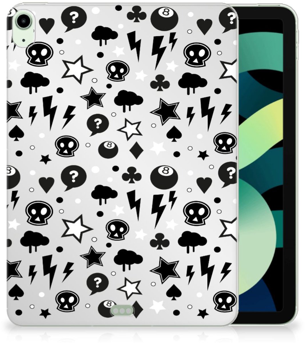 Tablet BackCover iPad Air (2020/2022) 10.9 inch Silver Punk