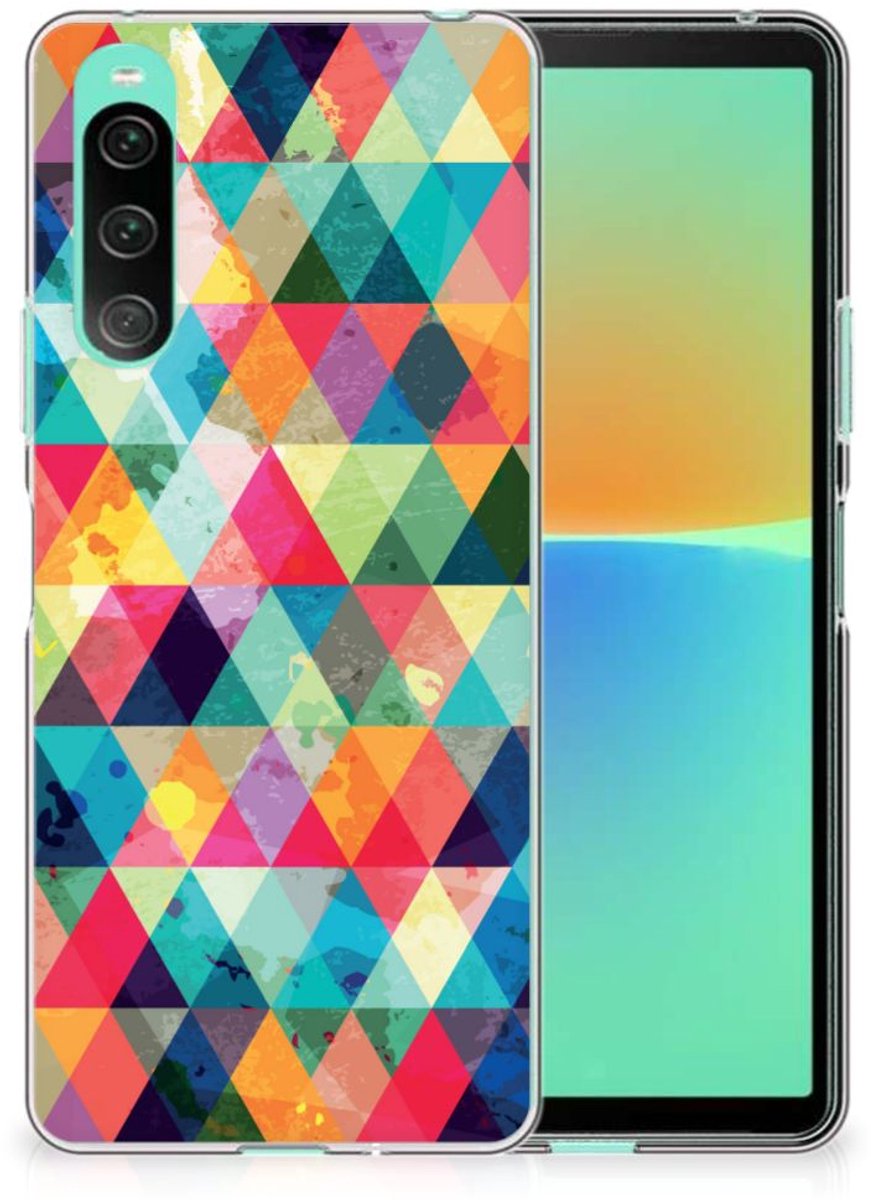 Sony Xperia 10 V TPU bumper Geruit