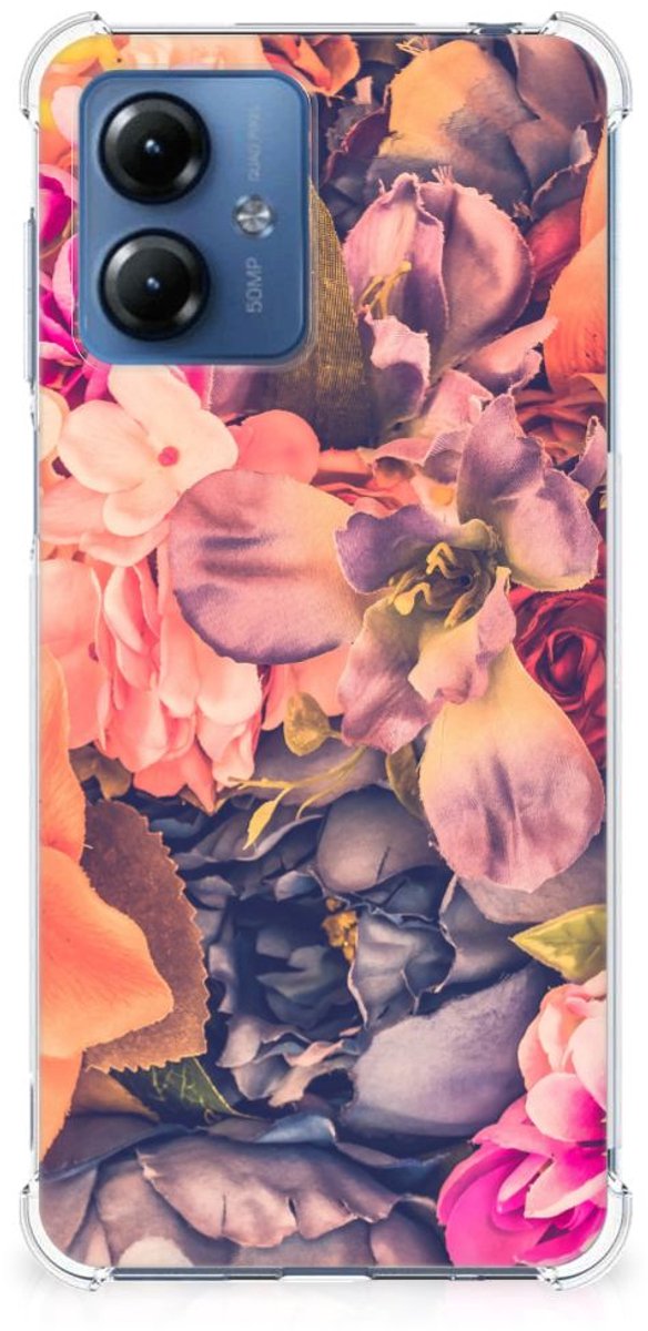 Motorola Moto G14 Case Bosje Bloemen