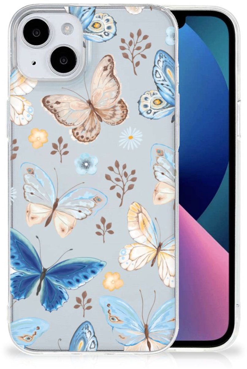 TPU Hoesje voor iPhone 15 Plus Vlinder