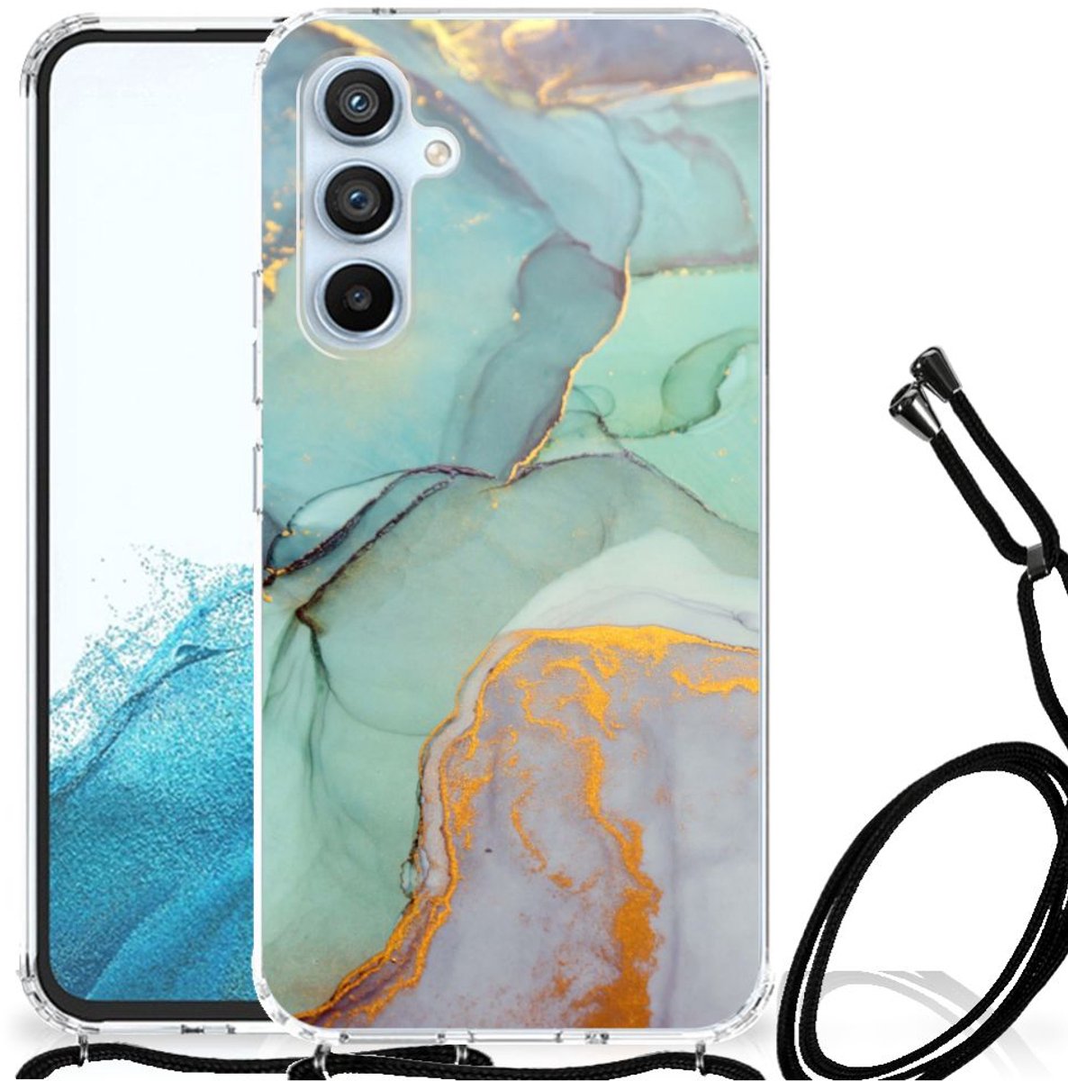 Back Cover voor Samsung Galaxy A54 5G Watercolor Mix