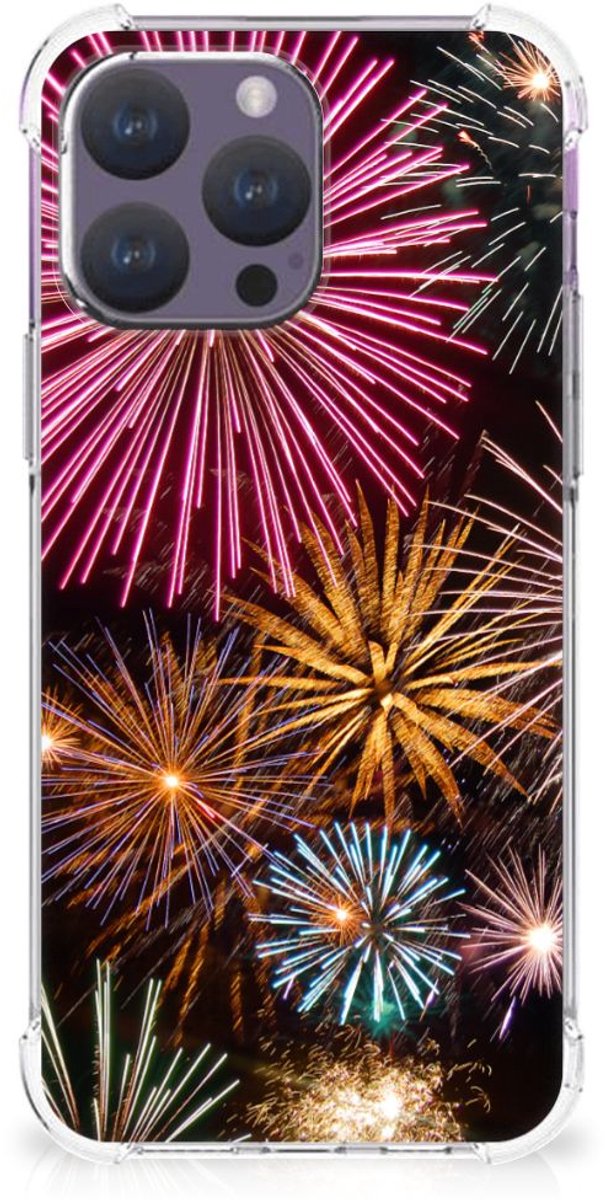 iPhone 15 Pro Max Anti Shock Bumper Case Vuurwerk