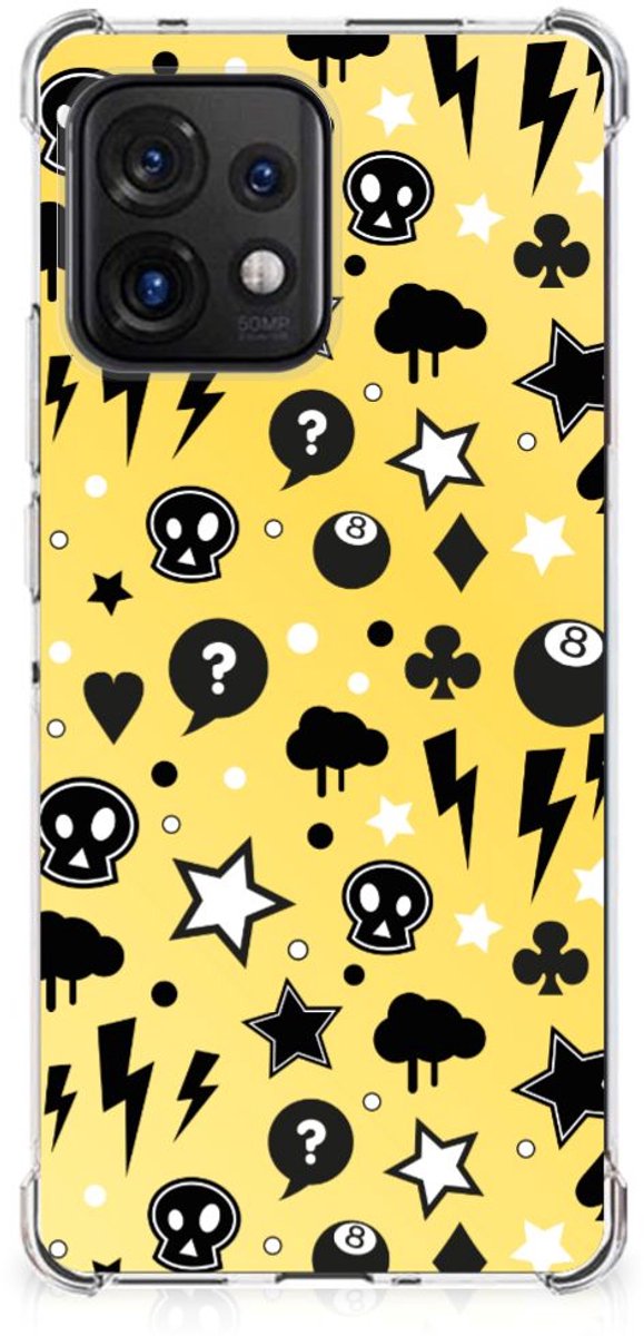 Extreme Case Motorola Edge 40 Pro Punk Geel