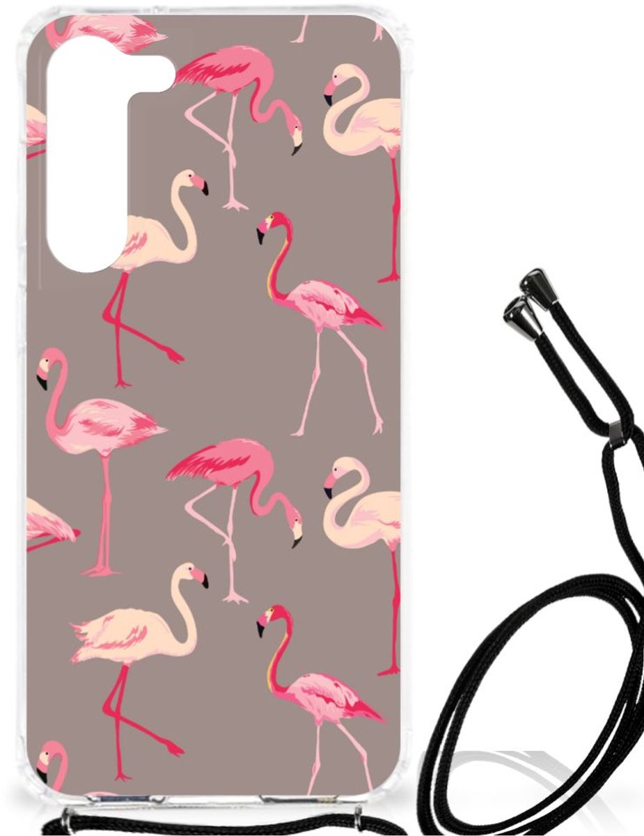 Samsung Galaxy S23 Plus Case Anti-shock Flamingo