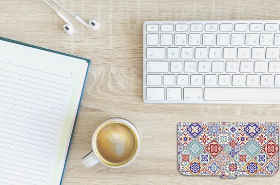 Housse Coque pour iPhone 15 Plus Coque Téléphone Tuiles Couleur