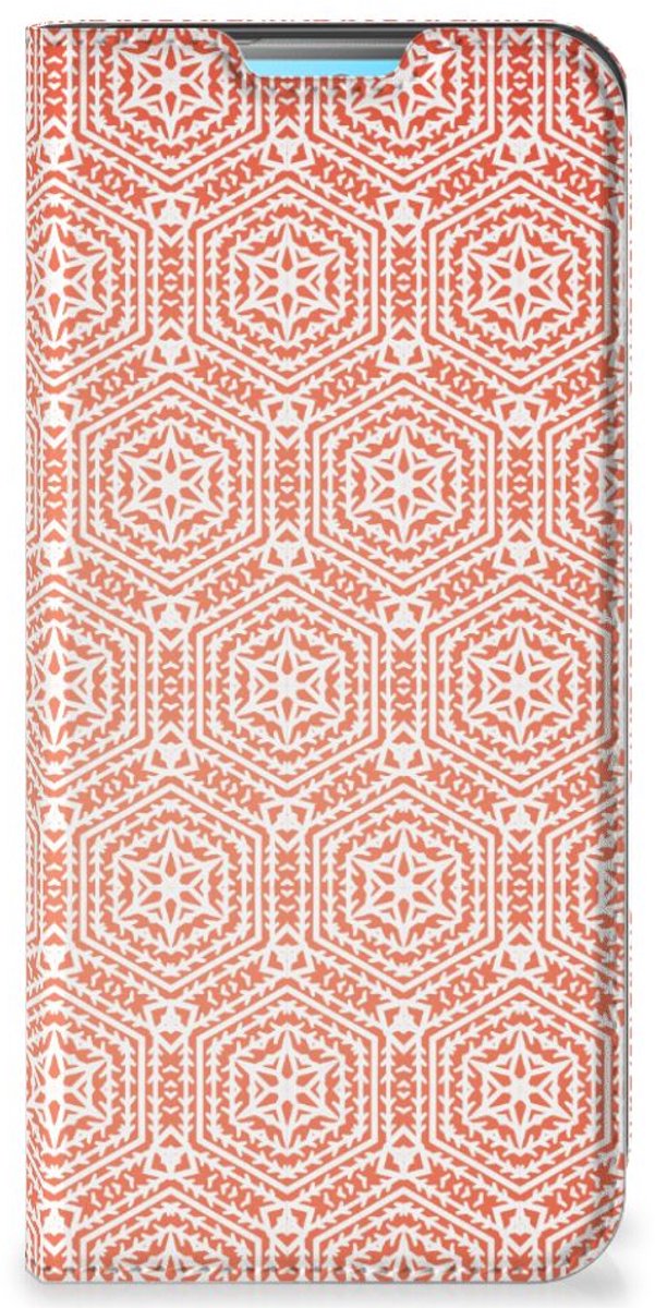 Xiaomi Redmi 10 Hoesje met Magneet Pattern Orange
