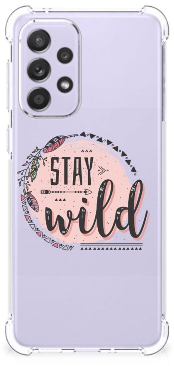 Samsung Galaxy A33 Stevig Bumper Hoesje Boho Stay Wild