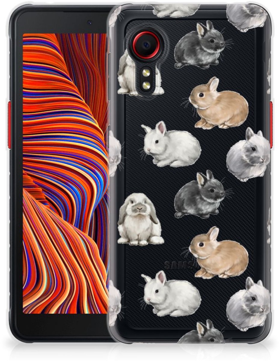 TPU Hoesje voor Samsung Galaxy Xcover 5 Konijntjes