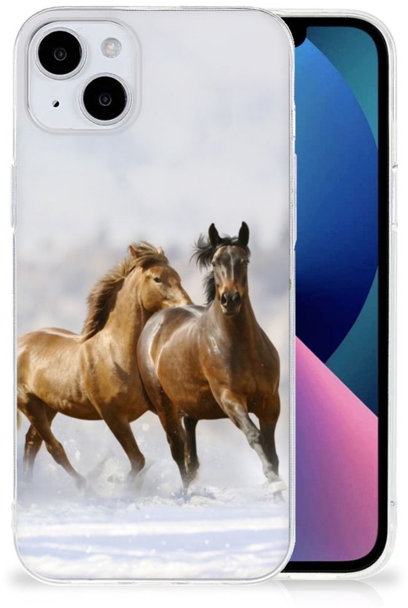 iPhone 15 Plus TPU Hoesje Paarden