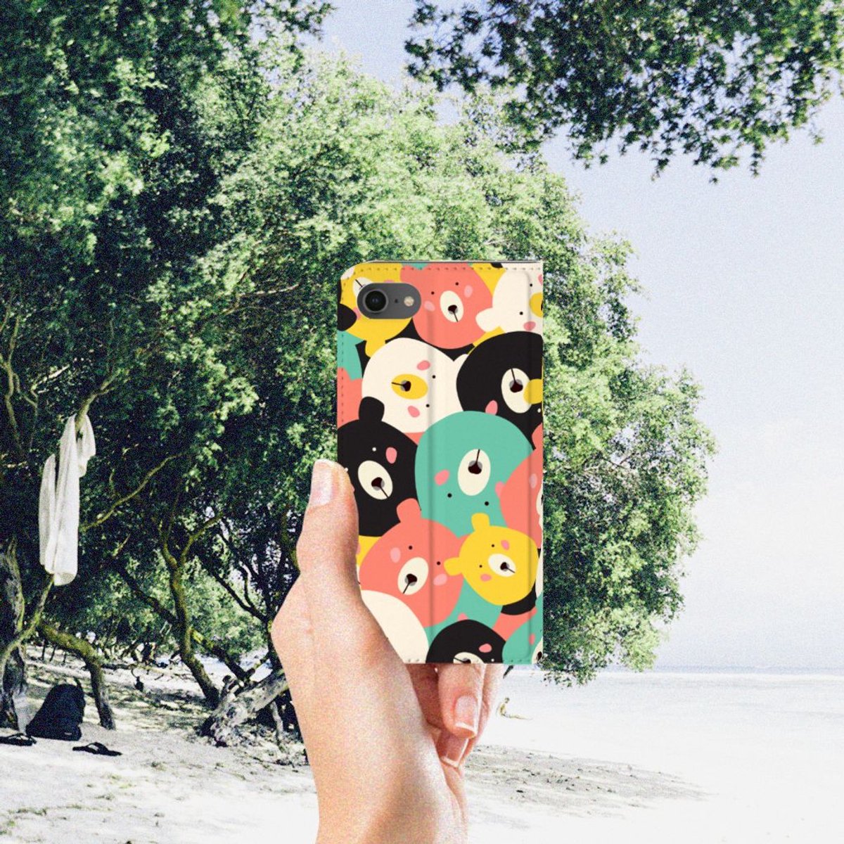 iPhone 7 | 8 | SE (2020) | SE (2022) Magnet Case Bears — cadeau in Cadeau-ideeën - foto 3