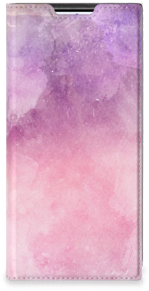 Bookcase Samsung Galaxy S22 Ultra Pink Purple Paint