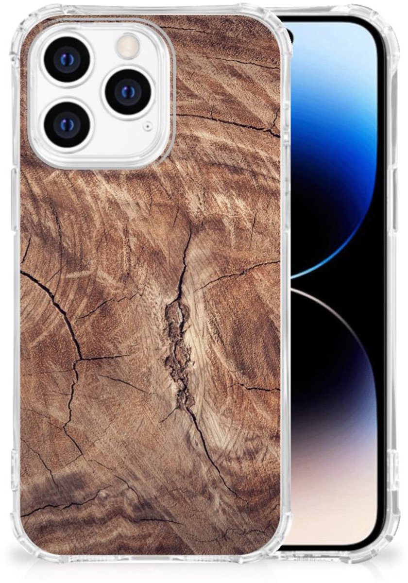 iPhone 14 Pro Stevig Telefoonhoesje Tree Trunk