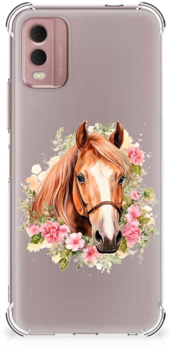 Case Anti-shock voor Nokia C32 Paard