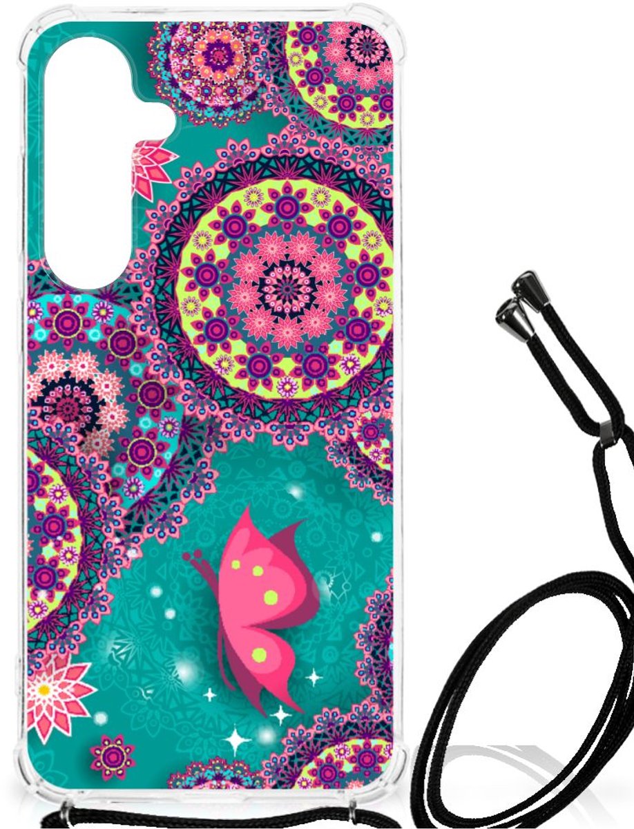 Samsung Galaxy S24 Plus Back Cover Cirkels en Vlinders