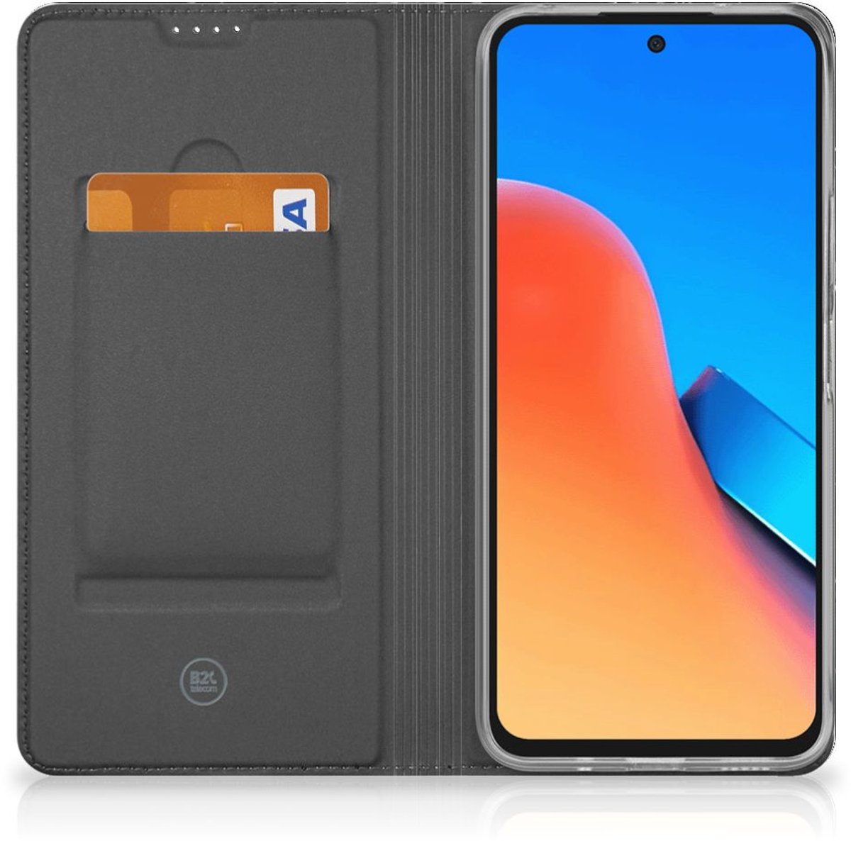 Xiaomi Redmi 12 4G Standcase Marmer Zwart - Origineel Cadeau Vader