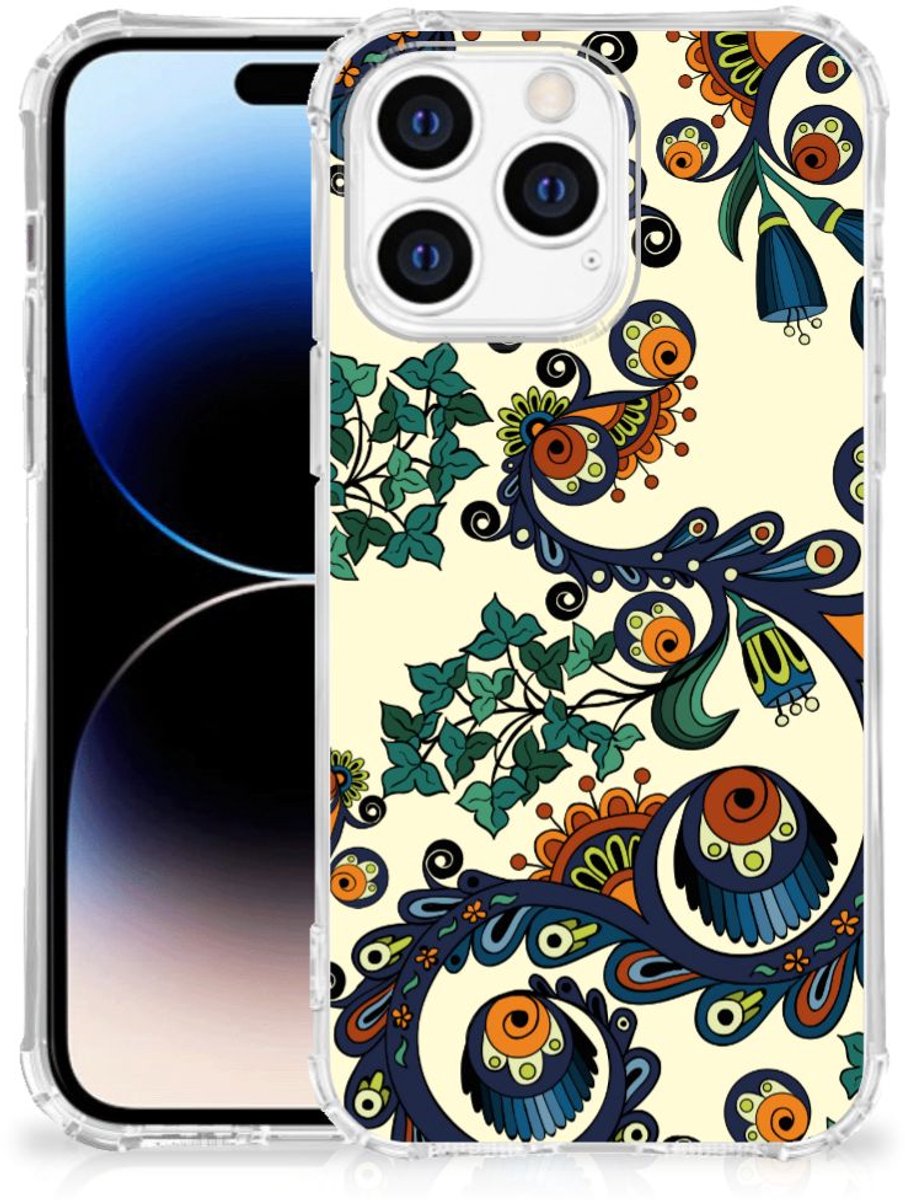 Anti Shock Case Apple iPhone 14 Pro Max Barok Flower