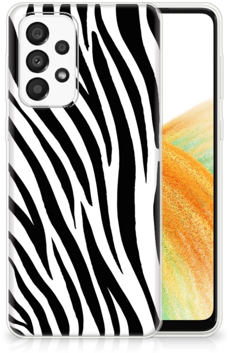 Samsung Galaxy A33 5G TPU Hoesje Zebra